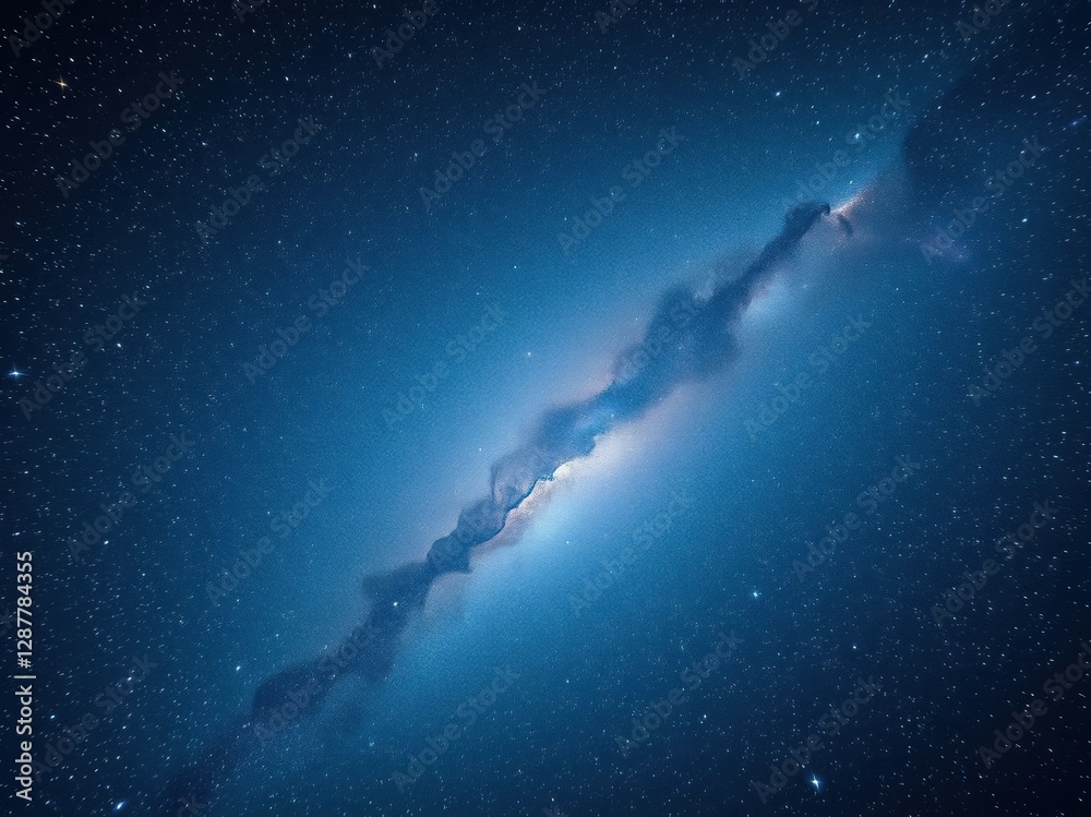 Fototapeta premium Cosmic Dust Cloud in a Starry Night Sky