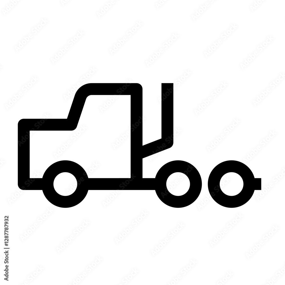 transportation thin icon transportation thin icon