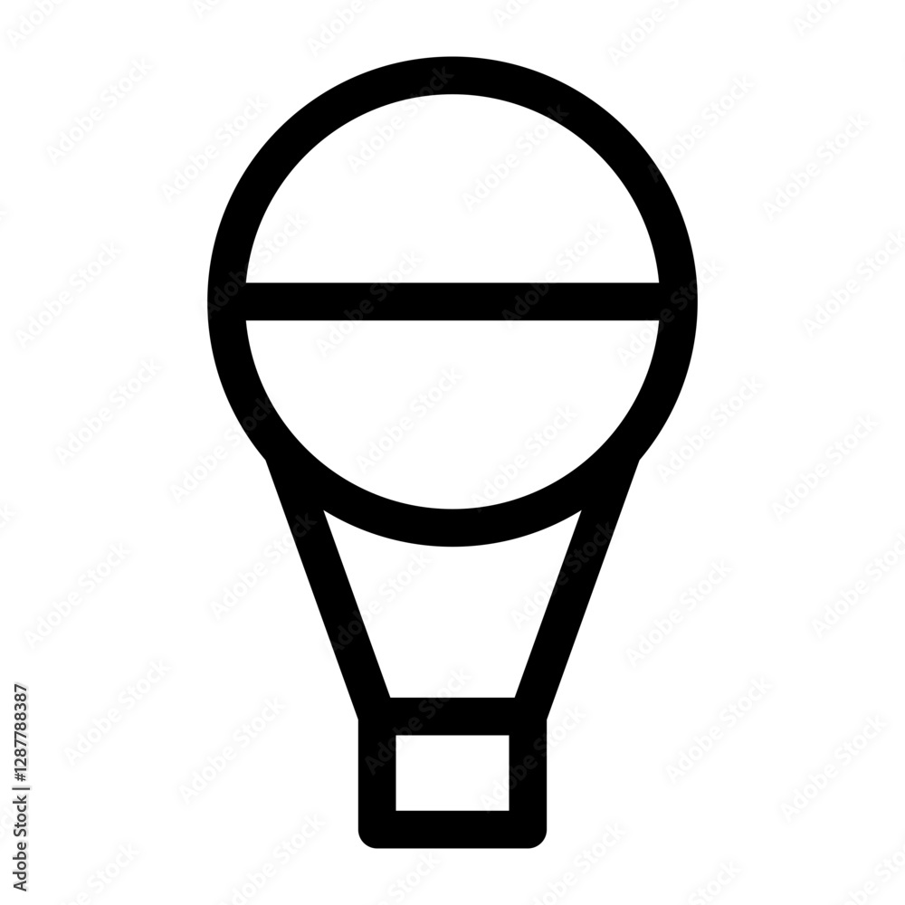 transportation thin icon transportation thin icon