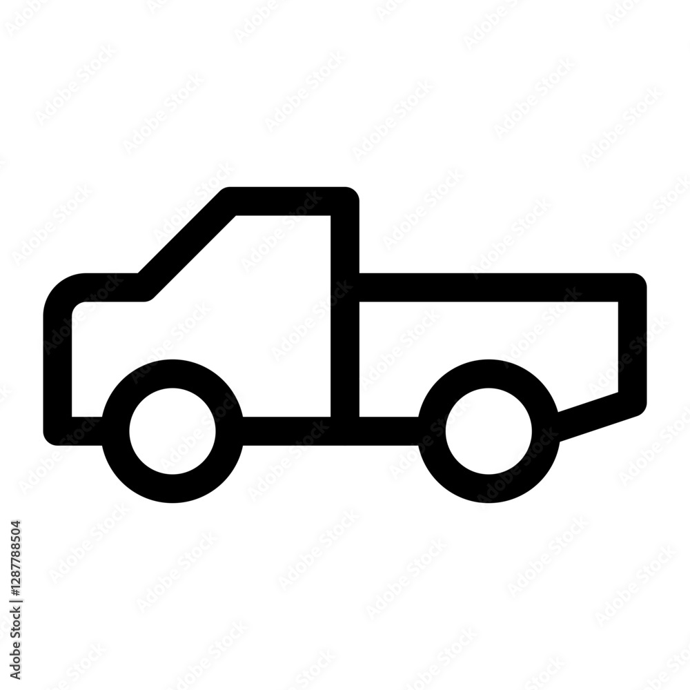 transportation thin icon