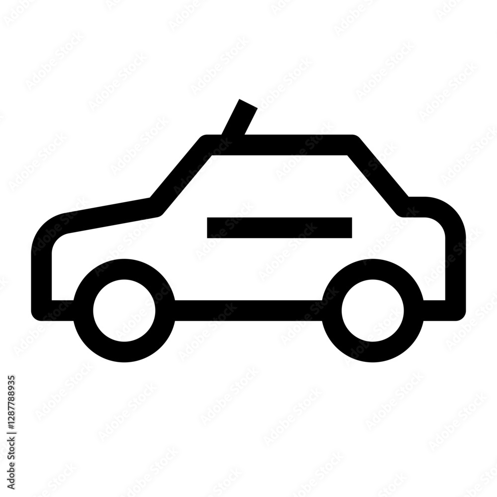 transportation thin icon transportation thin icon