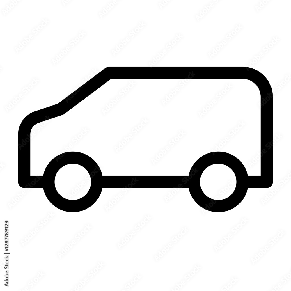 transportation thin icon transportation thin icon