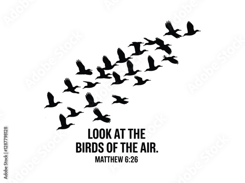 Christian Bible Verse Typography | Faith-Based Religious Quote Design