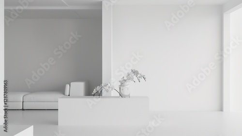 Elevate Your Display with the Minimalist White Cube Display Stand: A Blend of Style and Function. This sleek and simple display stand, featuring the classic white cube design, is not just a piece of f