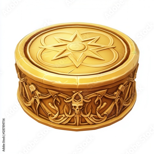 golden jewelry box