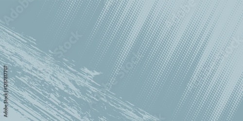 Dots halftone white and blue color pattern gradient grunge texture background. Dots pop art comics sport style vector dots halftone blue and white abstarct background vector illustration