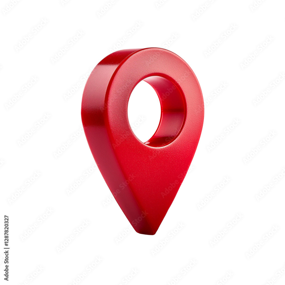 Location pin on transparent background Location pin on transparent background