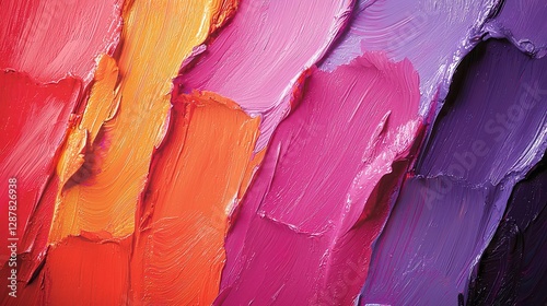 Vibrant abstract painting art studio digital artwork creative space close-up color emotion