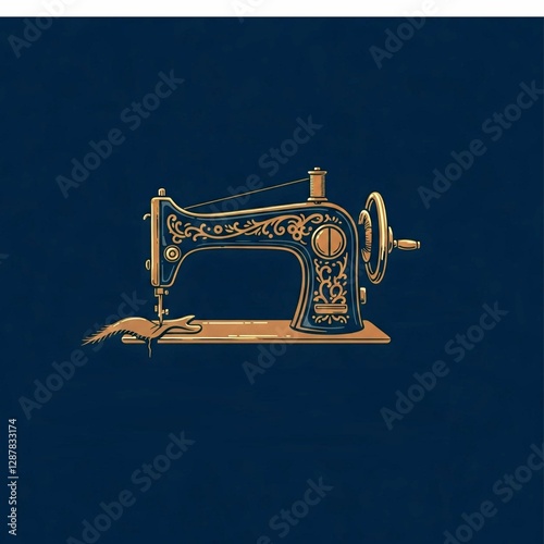 Sewing machine, logo
