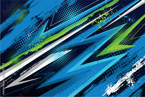 Abstract grunge background for extreme jersey team, racing, cycling, football, gaming, car wrap. Vector Eps