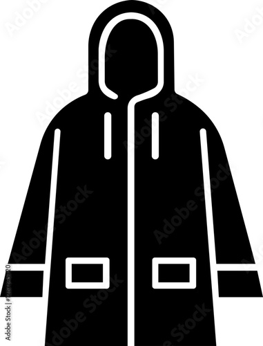 raincoat Solid icon