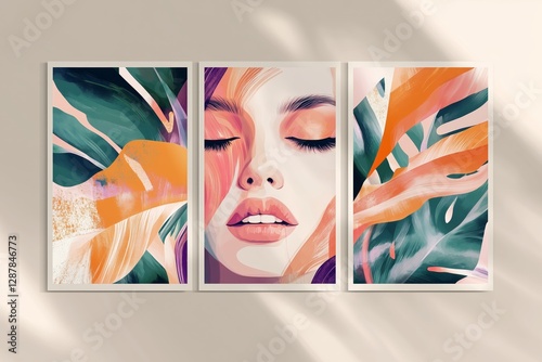 Abstract artistic template collection suitable for posters cards invitations flyers covers banners brochures and other graphics