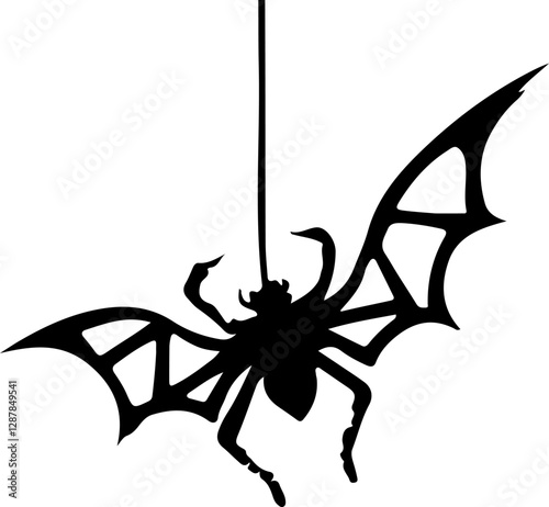 halloween spider vector illustration