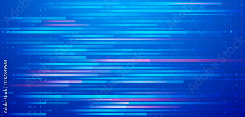 Abstract big data code representation. Modern high-tech data background. Graphic concept for your design