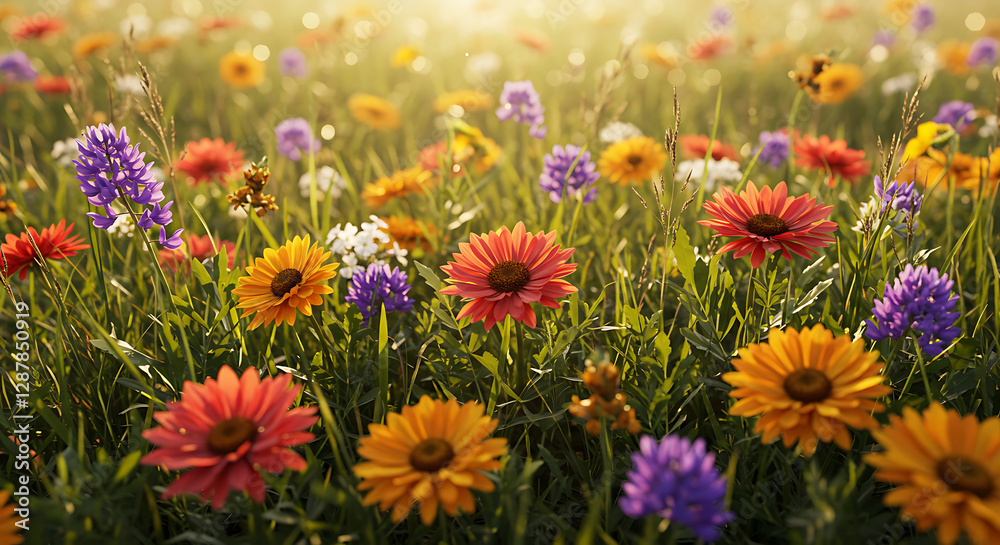 Beautiful flowers in the fields. Beautiful flowers in the fields.