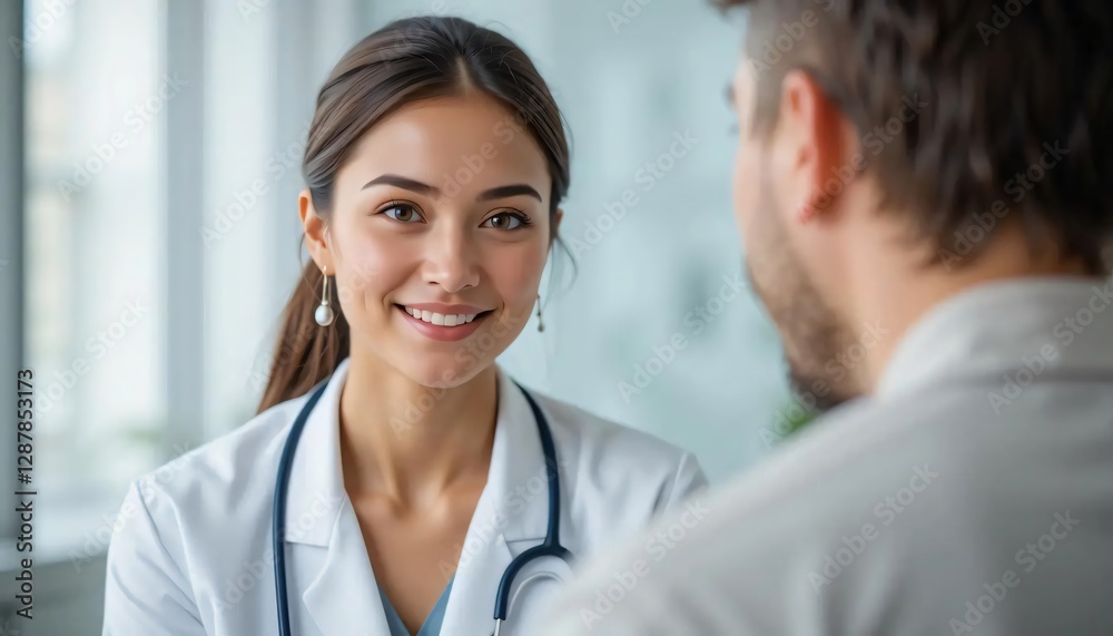 Confident Female Doctor Consulting Patient Healthcare Professional Medical Consultation Doctor Confident Female Doctor Consulting Patient Healthcare Professional Medical Consultation Doctor