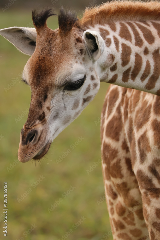 portrait of a giraffe