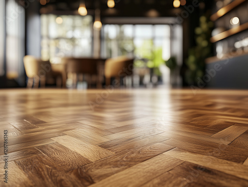 Coffee shop, Cafeteria, Bistro. Empty Surface for product presentation