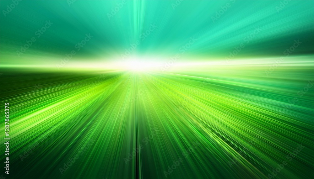 Obraz premium abstract background abstract green motion blur background with bright light gradient green lines design