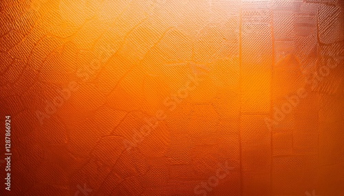 orange abstract background with glass texture design pattern template with copyspace