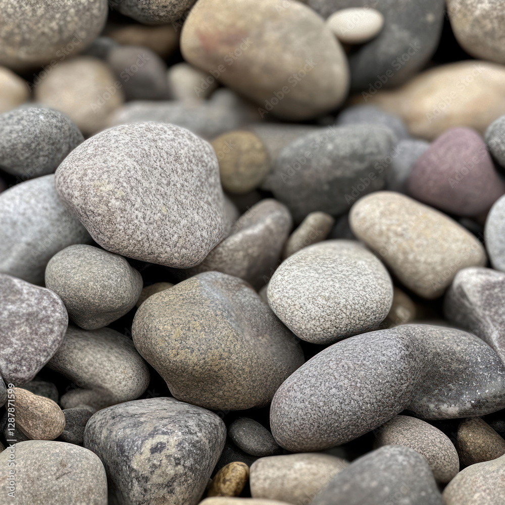 Rocks Gathering Smooth stones clustered closely, nature's textures creating a peaceful natural background Rocks Gathering Smooth stones clustered closely, nature's textures creating a peaceful natural background
