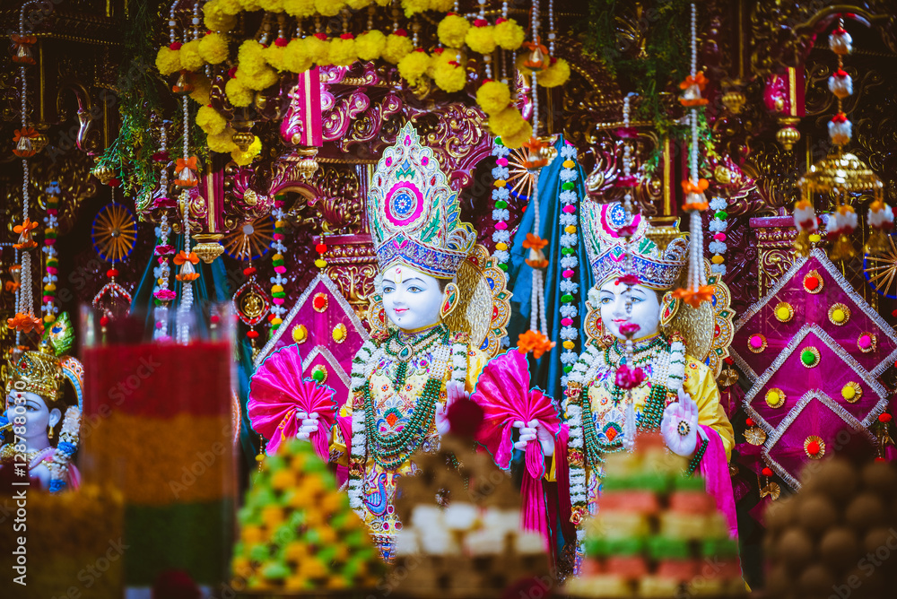 Naklejka premium Traditional Indian Diwali