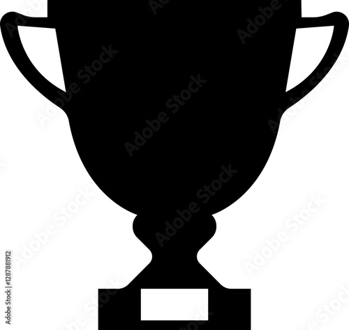 Trophy icon.first place champion success achievement winner prize signs unique style vector illustration.Winner cup, victory cup icon. Reward symbol sign for web and mobile.