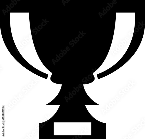 Trophy icon.first place champion success achievement winner prize signs unique style vector illustration.Winner cup, victory cup icon. Reward symbol sign for web and mobile.