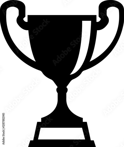 Trophy icon.first place champion success achievement winner prize signs unique style vector illustration.Winner cup, victory cup icon. Reward symbol sign for web and mobile.