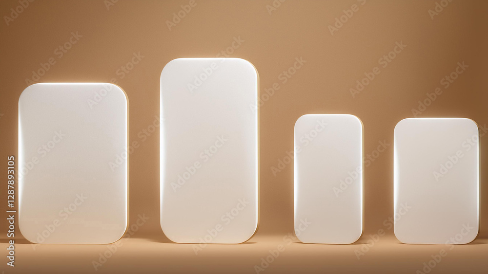 Rectangular Glow Panel Size Set Rectangular Glow Panel Size Set