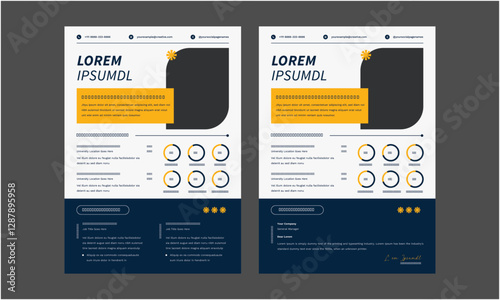 Resume CV. Minimalist resume and cover letter layout design. Professional resume cv template. Vector illustration
