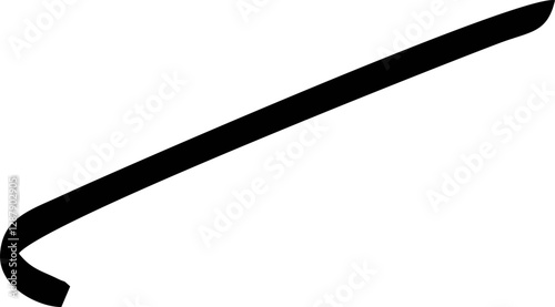 Basic art of Arabic letter of alphabet or basic Arabic symbol use in their language.