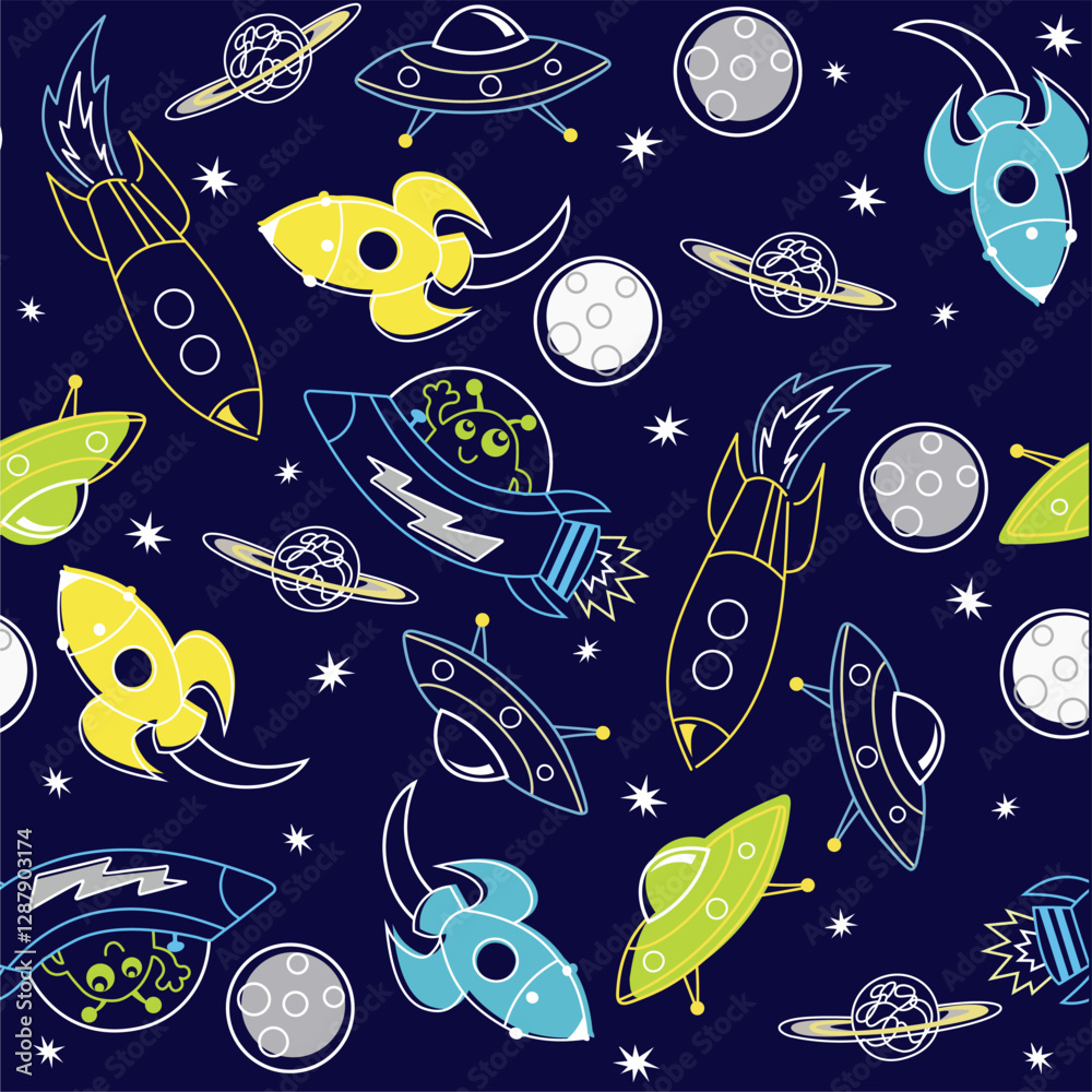 Space Adventure Pattern
