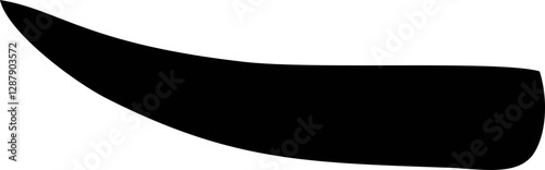 Basic art of Arabic letter of alphabet or basic Arabic symbol use in their language.