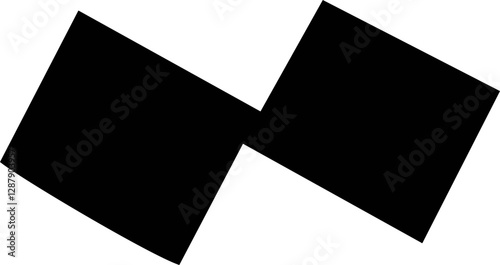 Basic art of Arabic letter of alphabet or basic Arabic symbol use in their language.