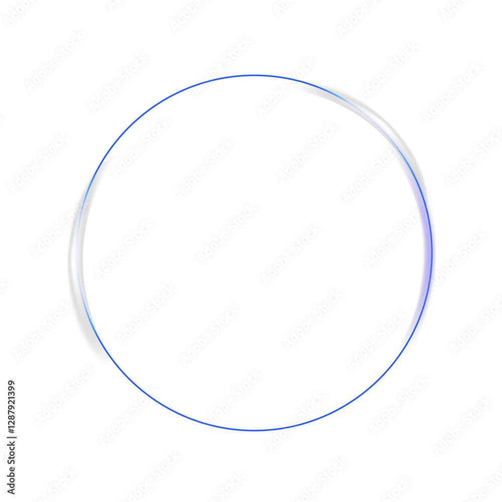 Neon Glowing Circle Neon Glowing Circle