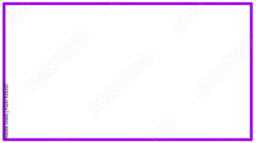 purple rectangle frame basic shape