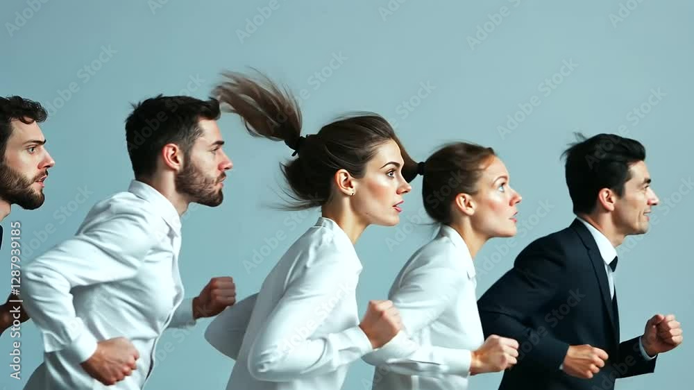 As teams strive to meet quarterly performance targets in the office As teams strive to meet quarterly performance targets in the office