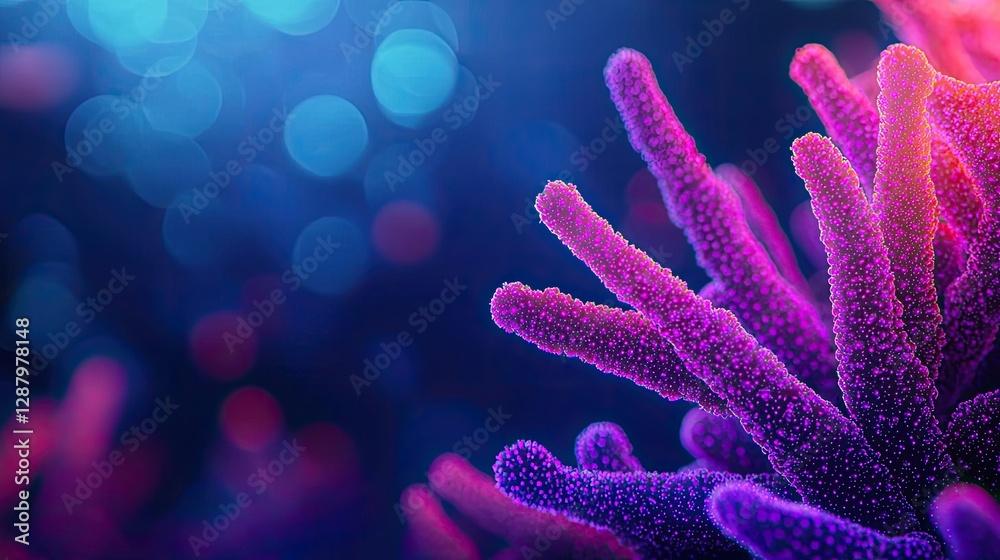 Ocean acidification idea. Vibrant coral reef close-up showcasing colorful marine life and underwater beauty. Ocean acidification idea. Vibrant coral reef close-up showcasing colorful marine life and underwater beauty.