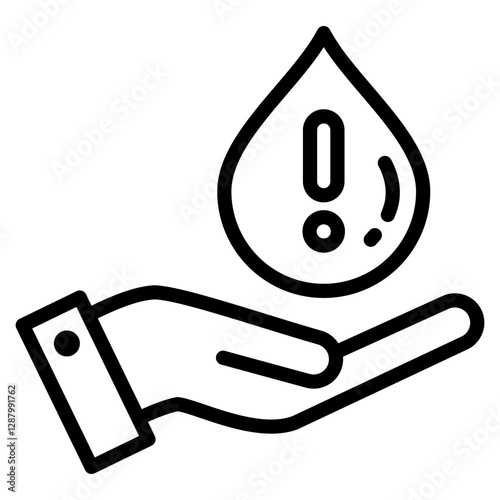 Water Scarcity  Icon Element For Design