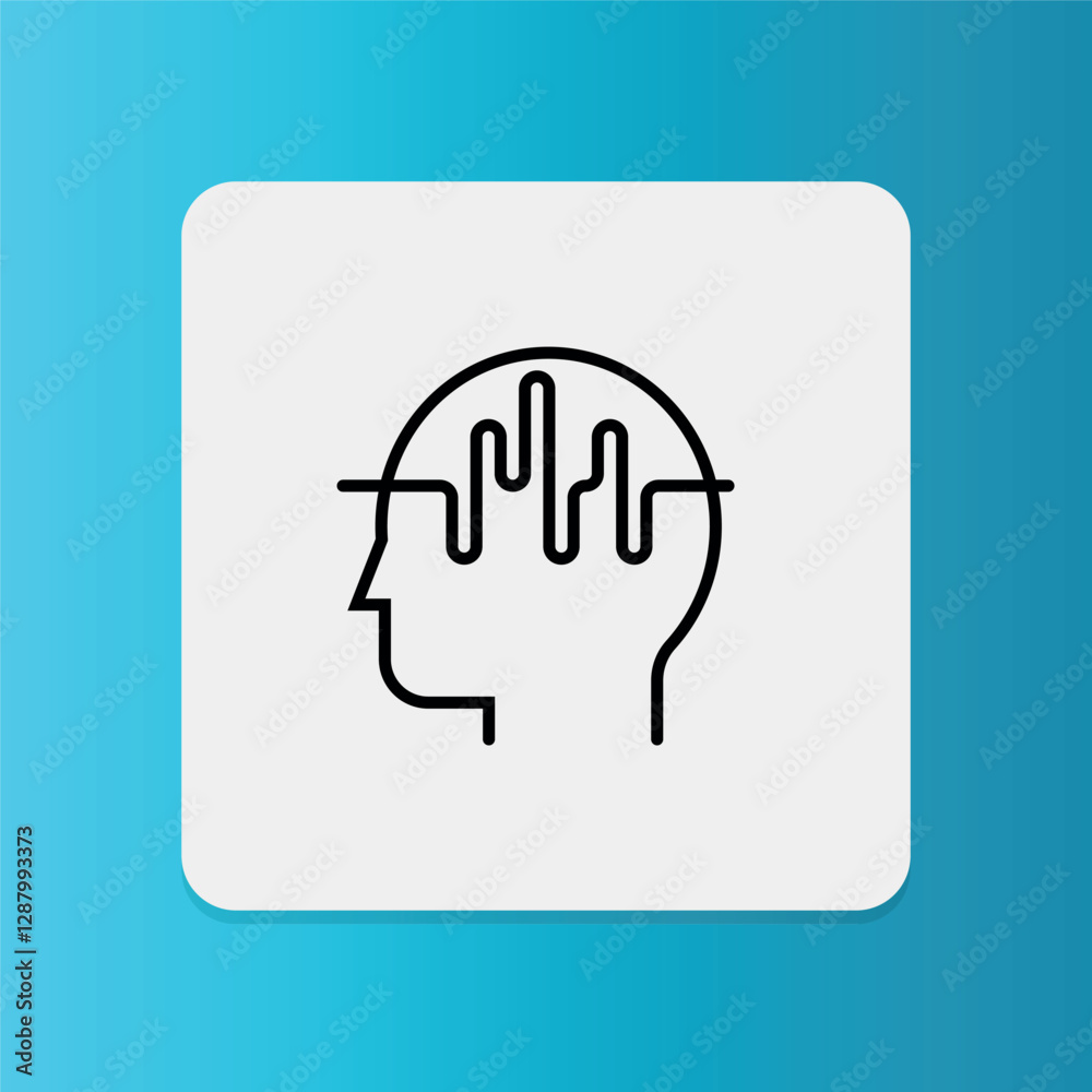 Brainwave icon. Editable stroke. Vector illustration
Brainwave icon. Editable stroke. Vector illustration
