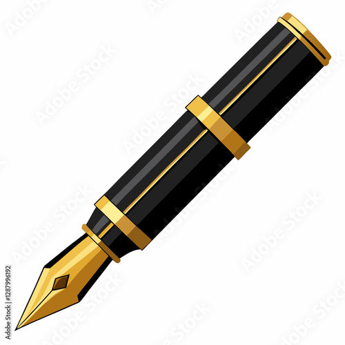 fountain pen vector