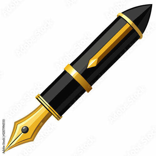 fountain pen vector