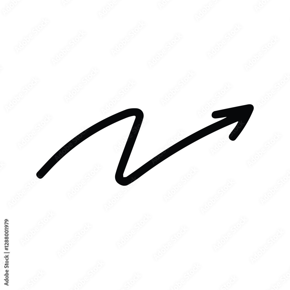 Arrow Icon. Hand Drawn Arrow Illustration. Directional Arrow Sketch. Arrow Line Icon In Black Color. Arrow Icon. Hand Drawn Arrow Illustration. Directional Arrow Sketch. Arrow Line Icon In Black Color.