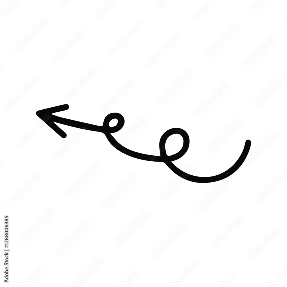 Arrow Icon. Hand Drawn Arrow Illustration. Directional Arrow Sketch. Arrow Line Icon In Black Color. Arrow Icon. Hand Drawn Arrow Illustration. Directional Arrow Sketch. Arrow Line Icon In Black Color.