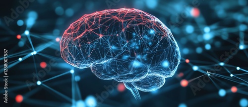 Advanced neural networks enhance AI cognition and learning capabilities. photo