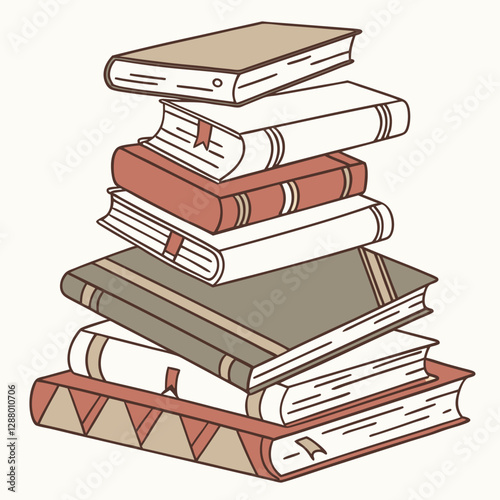 stack of books