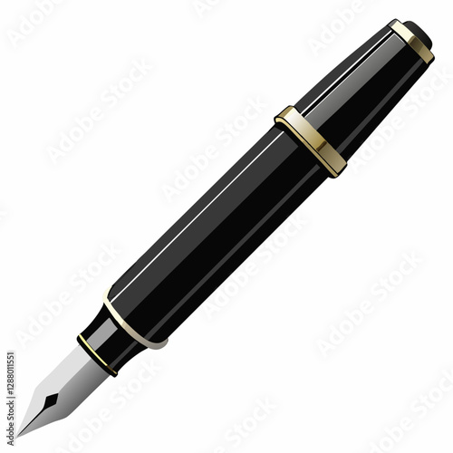 premium black fountain pen 