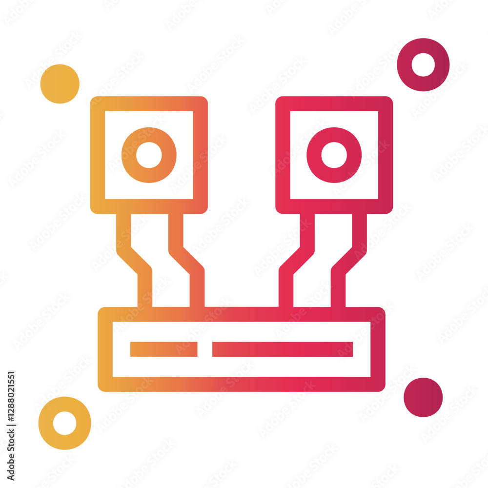 transfer data Line Gradient Icon transfer data Line Gradient Icon