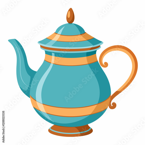 elegant ceramic teapot 